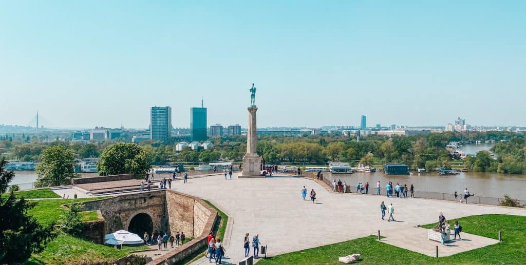 View of Belgrade city 