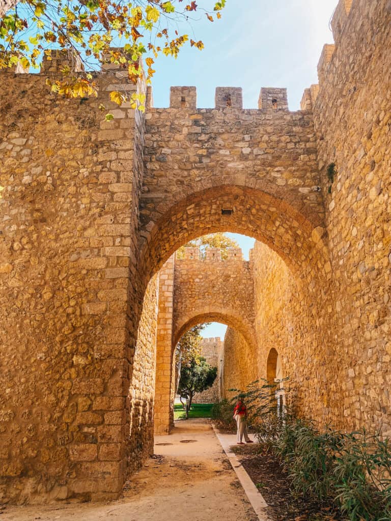An archway from the city walls, a must-see spot if you're 2 days in Lagos Portugal