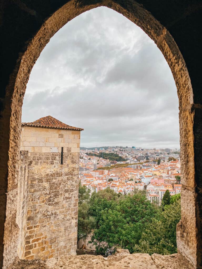 View from the castle in Lisbon